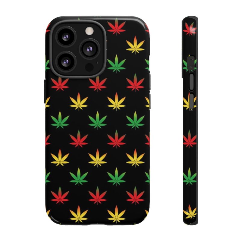 420 Weed Print iPhone - Samsung Galaxy Tough Cases - Image 15