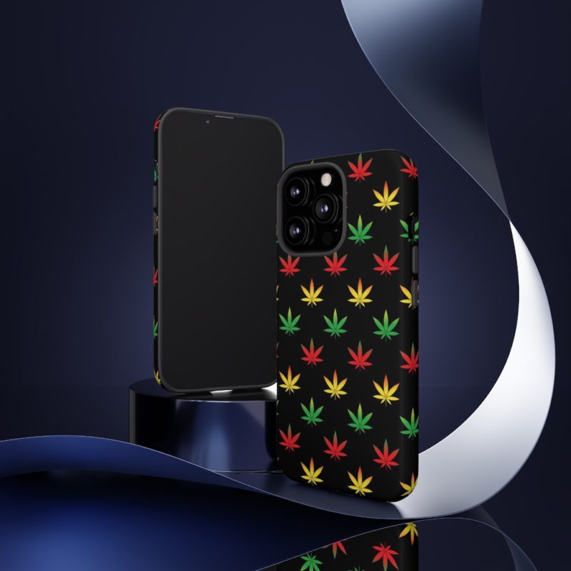 420 Weed Print iPhone - Samsung Galaxy Tough Cases - Image 18