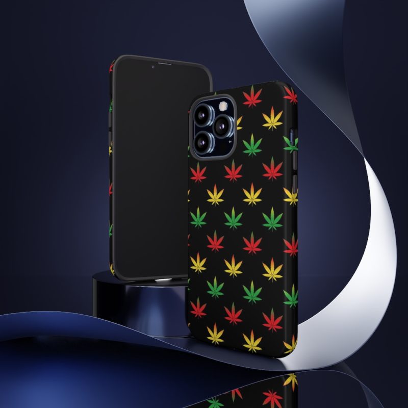 420 Weed Print iPhone - Samsung Galaxy Tough Cases - Image 22