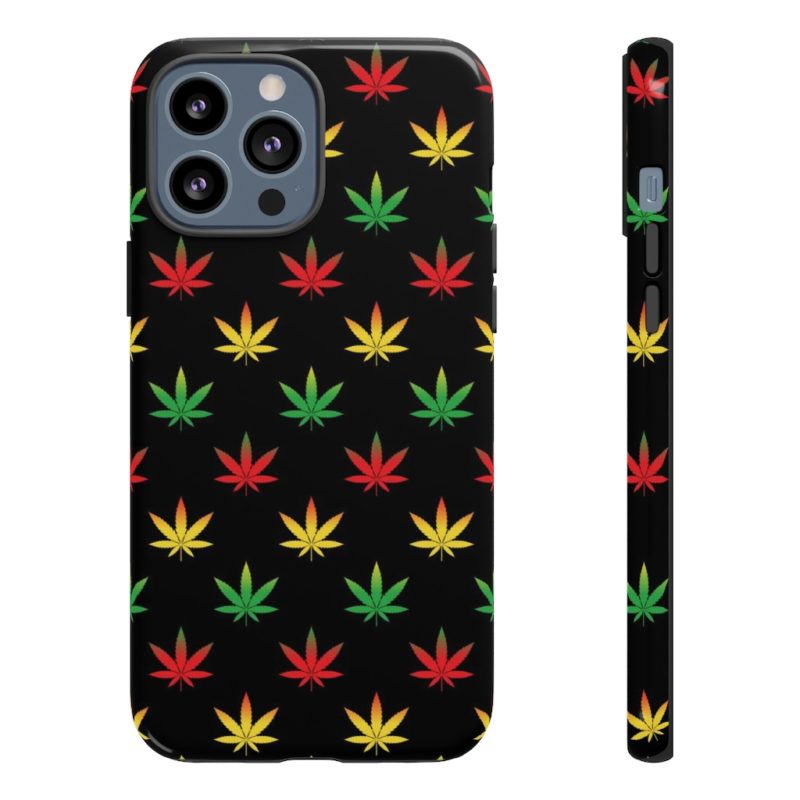 420 Weed Print iPhone - Samsung Galaxy Tough Cases - Image 21