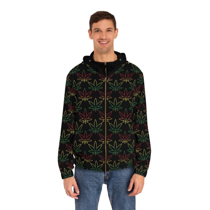 Stoner 420 Men's Full-Zip Hoodie - Image 14
