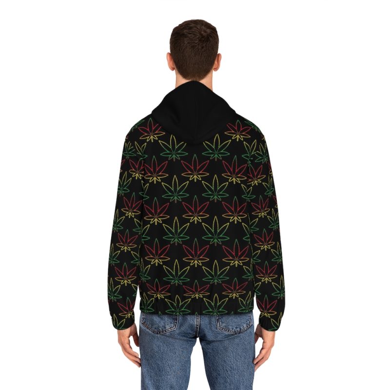 Stoner 420 Men's Full-Zip Hoodie - Image 4
