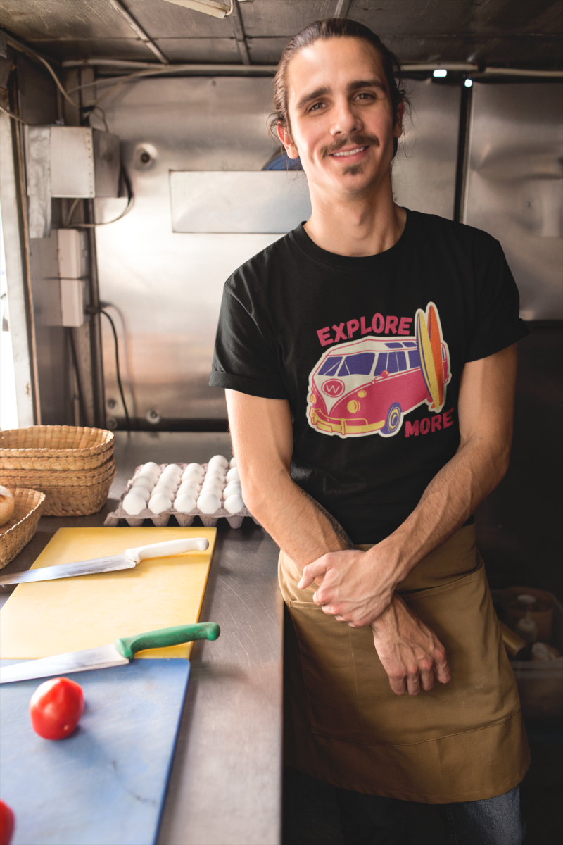 Explore More Van Life: Unisex Heavy Cotton Tee - Image 5