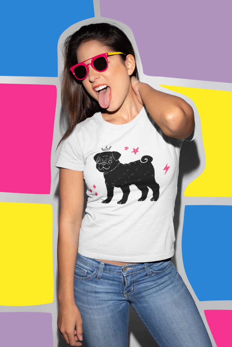 Pug Love Unisex Jersey Short Sleeve Tee - Image 19