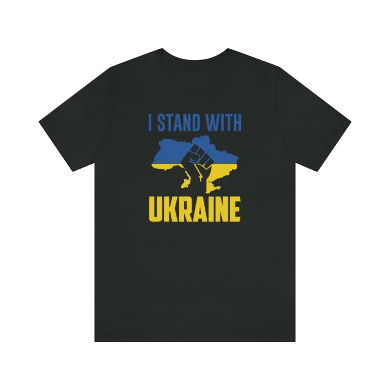 I Stand with Ukraine - Unisex Jersey Short Sleeve Tee