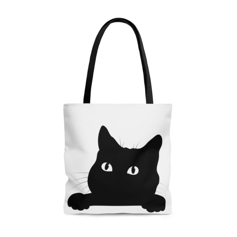Black Cat Tote Bag - Image 5