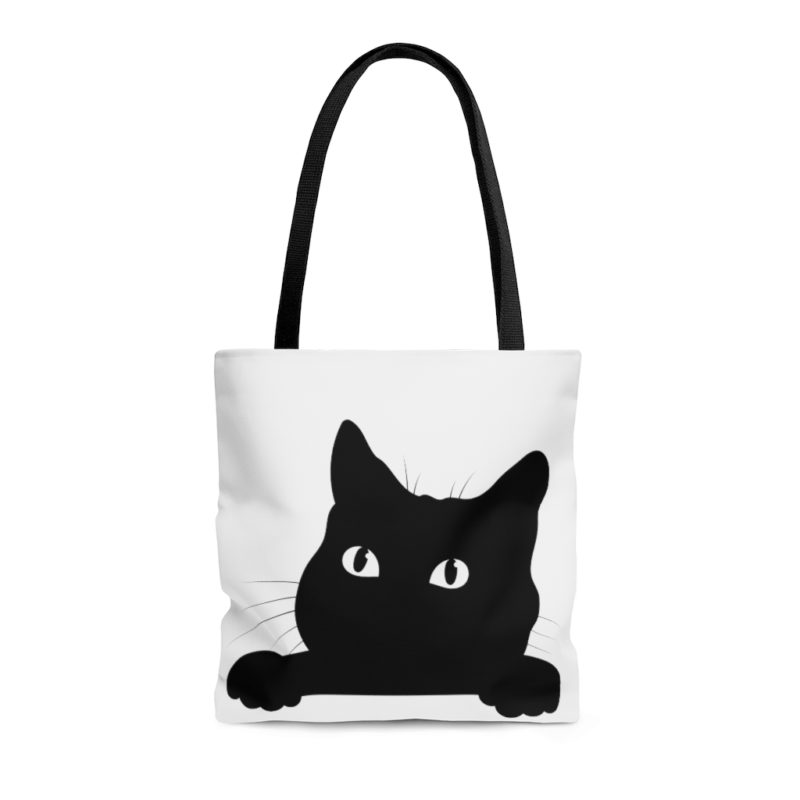Black Cat Tote Bag - Image 3