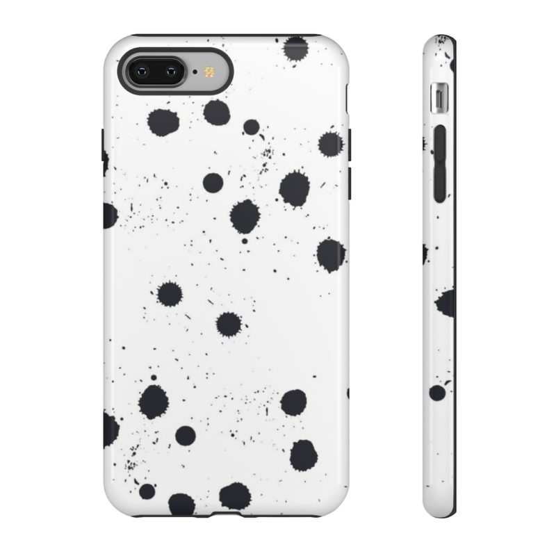Black splattered dots - Phone Cases - Image 61