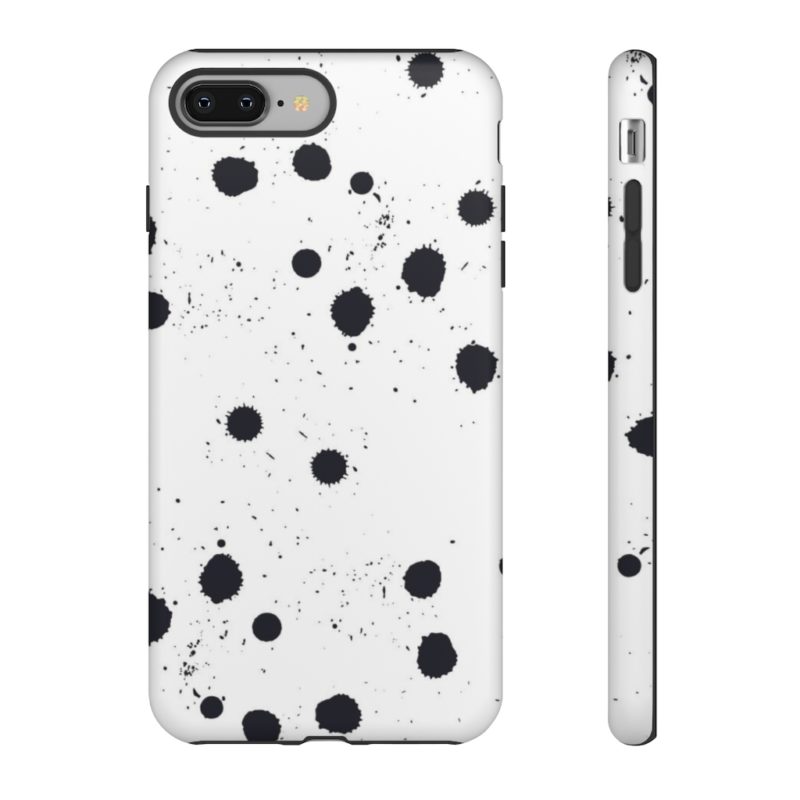 Black splattered dots - Phone Cases - Image 62