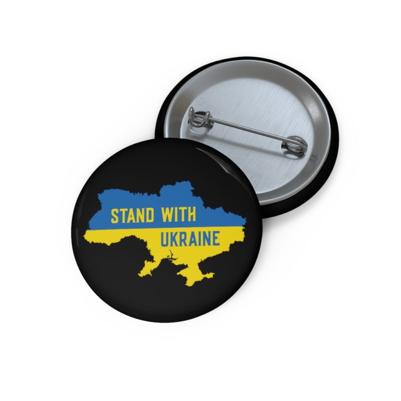 Stand with Ukraine Pin Buttons - Image 3