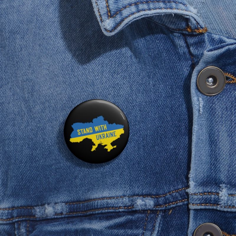 Stand with Ukraine Pin Buttons - Image 4