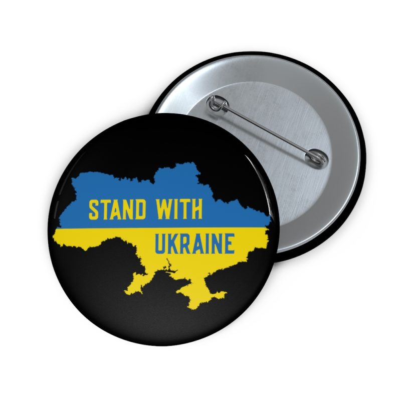 Stand with Ukraine Pin Buttons - Image 5