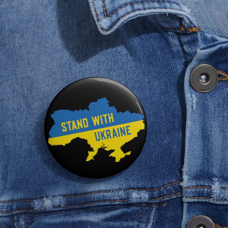 Stand with Ukraine Pin Buttons - Image 6