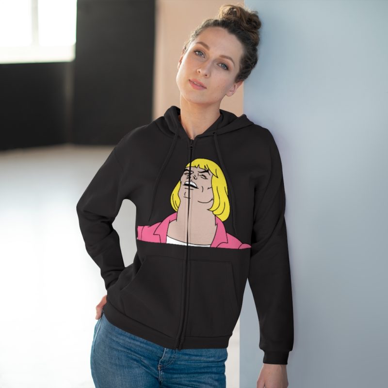 He-Man Laughs Retro Cartoon Unisex Hooded Zip Sweatshirt - Image 20