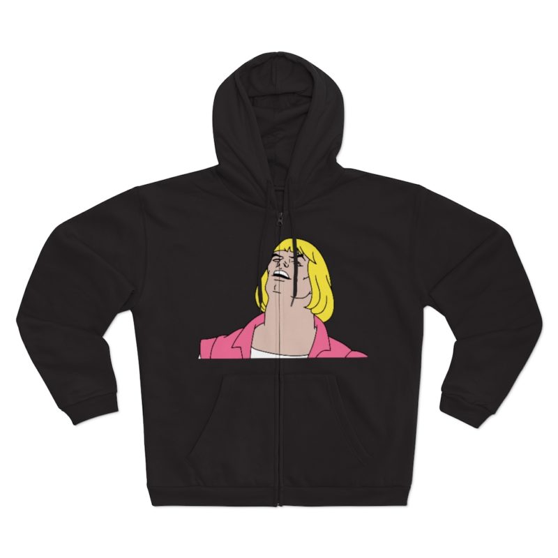 He-Man Laughs Retro Cartoon Unisex Hooded Zip Sweatshirt - Image 16