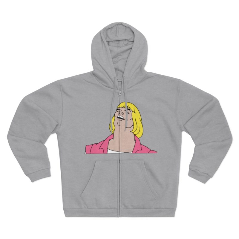 He-Man Laughs Retro Cartoon Unisex Hooded Zip Sweatshirt - Image 11
