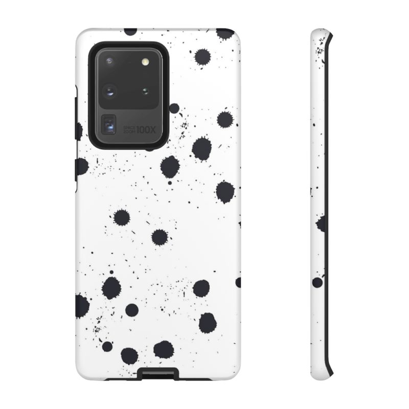Black splattered dots - Phone Cases - Image 50