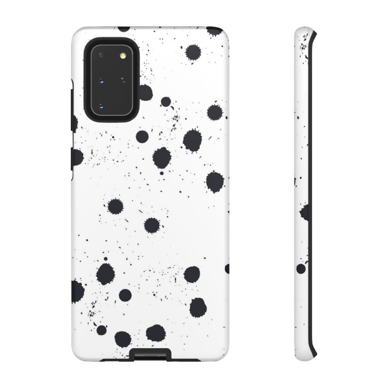 Black splattered dots - Phone Cases - Image 48