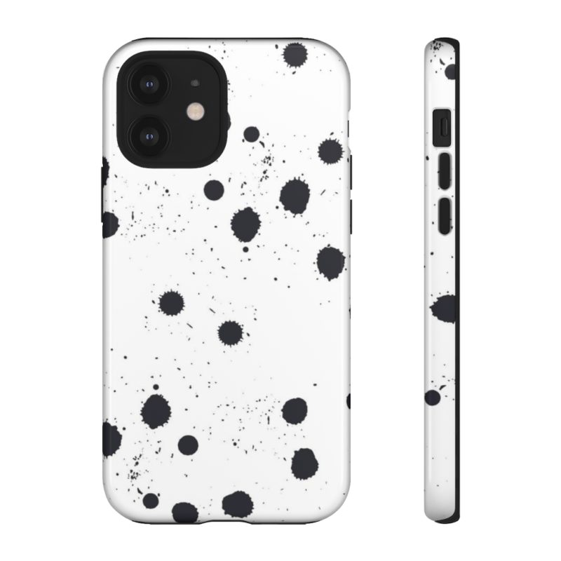 Black splattered dots - Phone Cases - Image 63