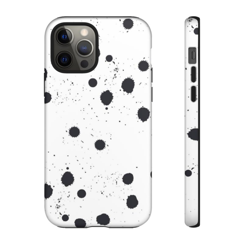 Black splattered dots - Phone Cases - Image 16