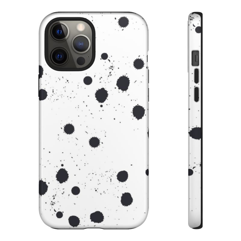 Black splattered dots - Phone Cases - Image 17