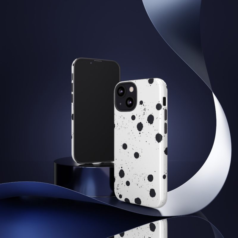 Black splattered dots - Phone Cases - Image 12