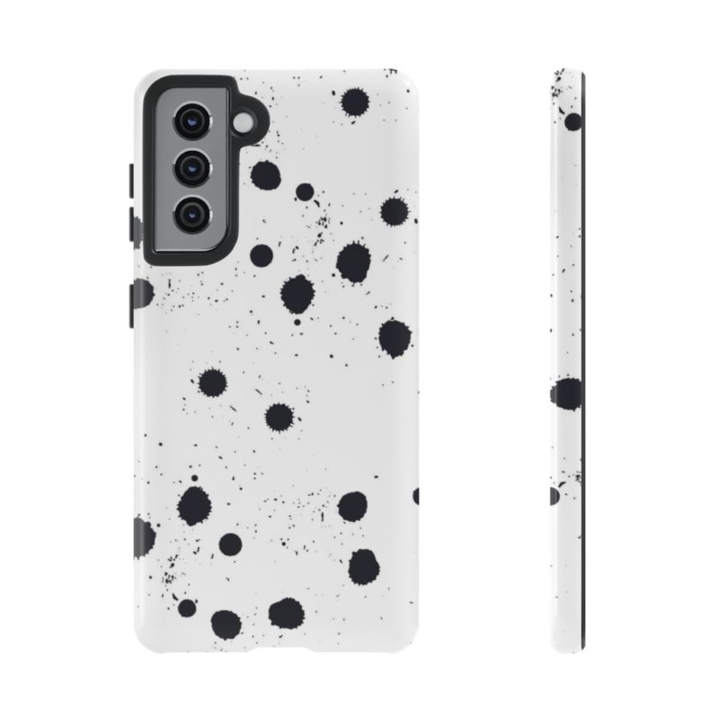 Black splattered dots - Phone Cases - Image 29