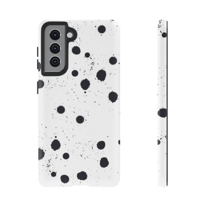 Black splattered dots - Phone Cases - Image 31
