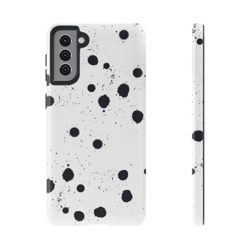 Black splattered dots - Phone Cases - Image 33