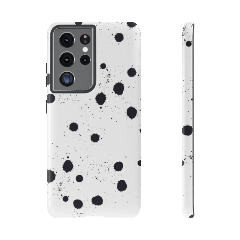 Black splattered dots - Phone Cases - Image 37