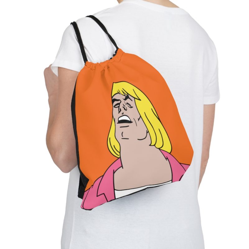 He-Man Laughing Outdoor Drawstring Bag - Image 4