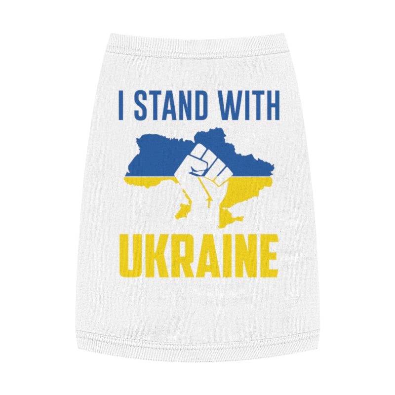 I Stand With Ukraine - Pet Tank Top