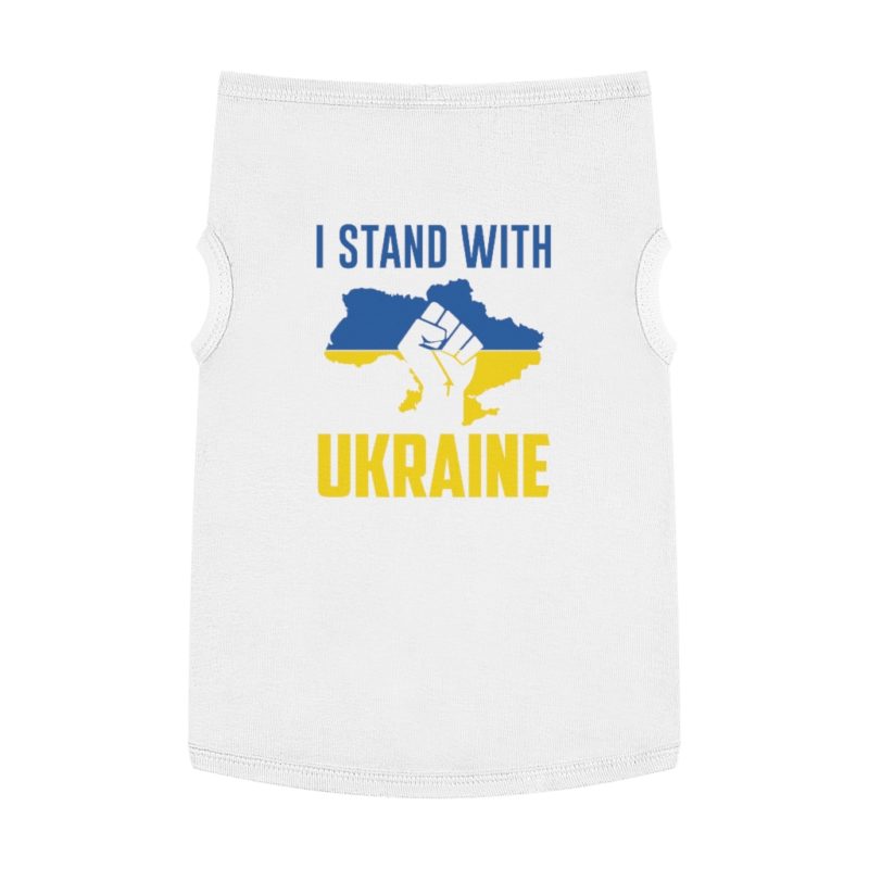 I Stand With Ukraine - Pet Tank Top - Image 5