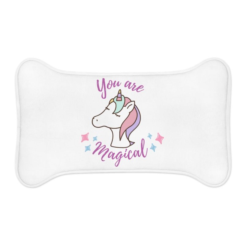 You Are Magical Unicorn Pet Feeding Mat - White - Image 5