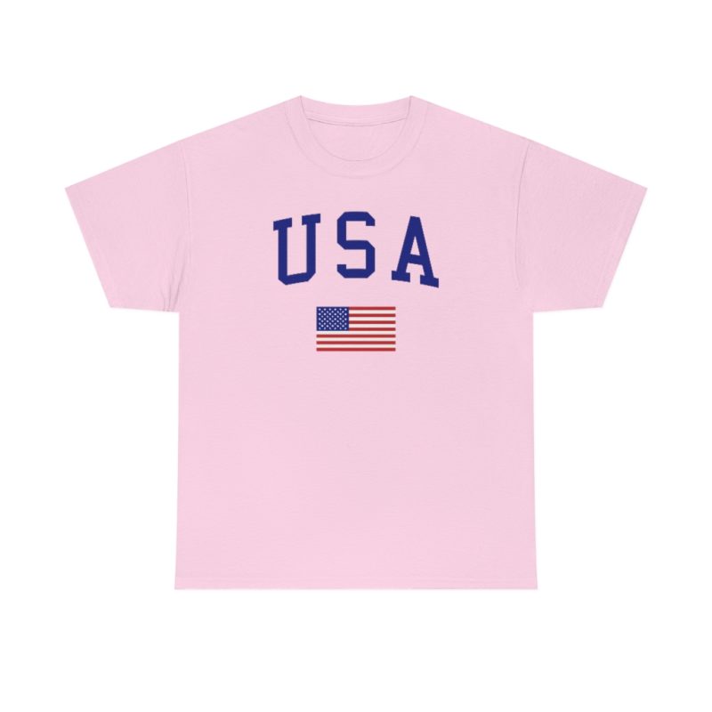 USA All American Unisex Heavy Cotton Tee - Image 41