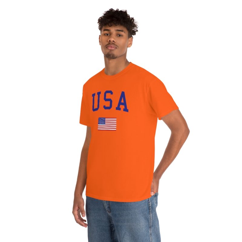 USA All American Unisex Heavy Cotton Tee - Image 20
