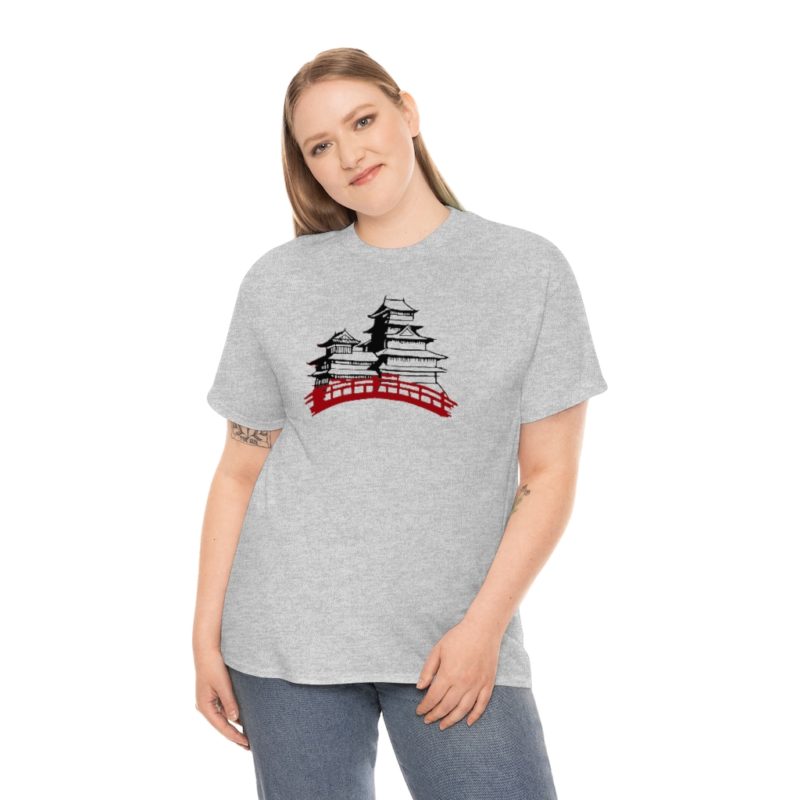 Samurai Village Unisex Heavy Cotton Tee - Image 3