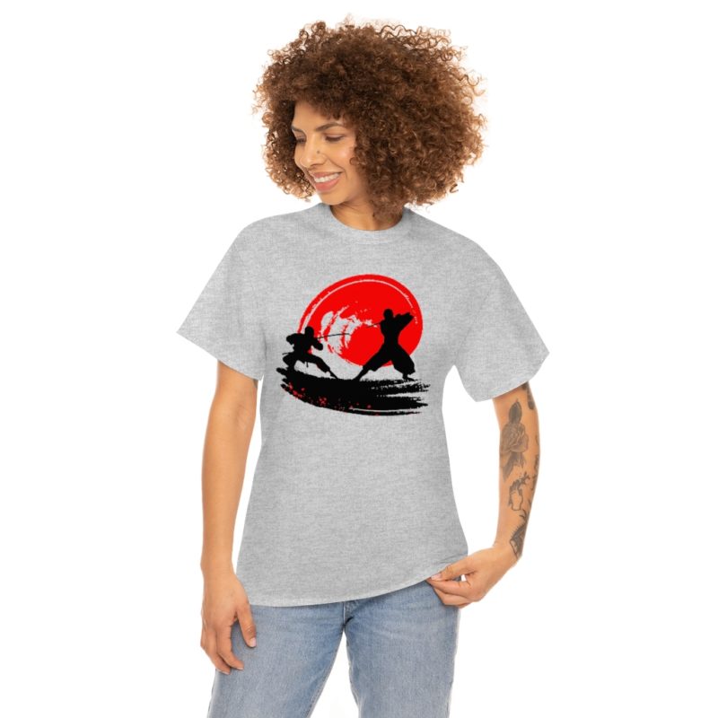 Samurai Fight - Unisex Heavy Cotton Tee - Image 17