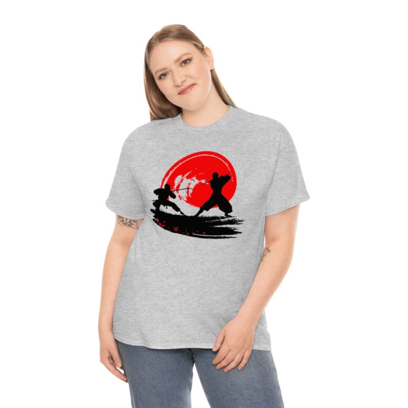 Samurai Fight - Unisex Heavy Cotton Tee - Image 18