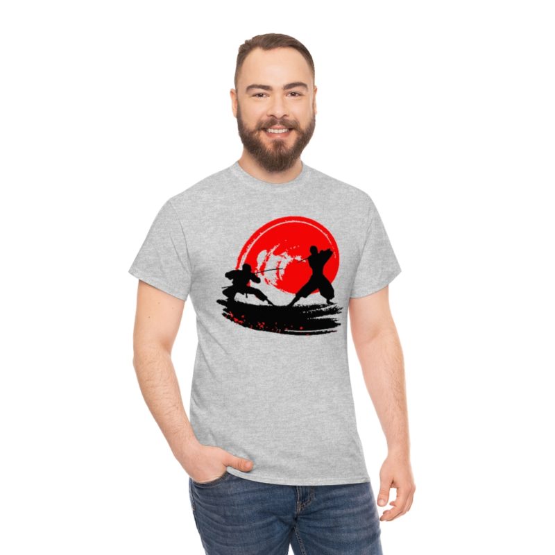 Samurai Fight - Unisex Heavy Cotton Tee - Image 19
