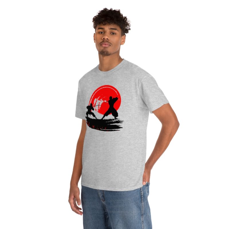 Samurai Fight - Unisex Heavy Cotton Tee - Image 20