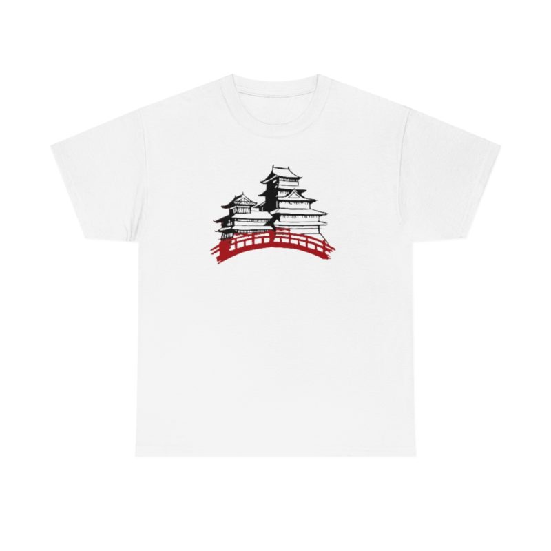 Samurai Village Unisex Heavy Cotton Tee - Image 6