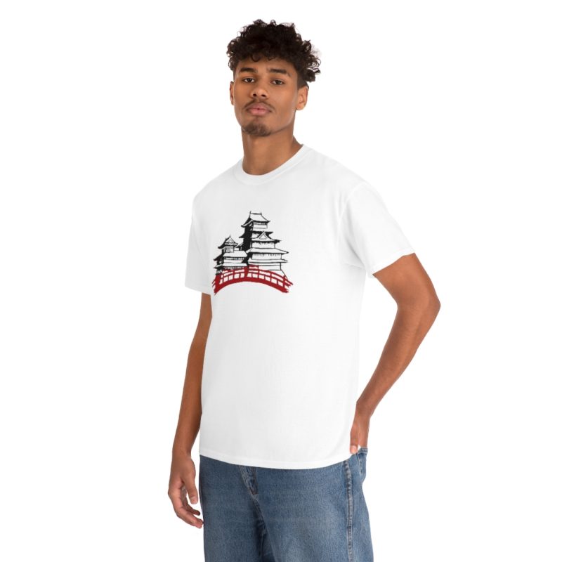 Samurai Village Unisex Heavy Cotton Tee - Image 10