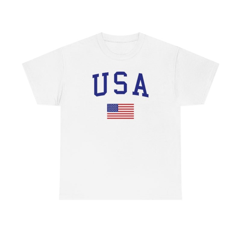 USA All American Unisex Heavy Cotton Tee
