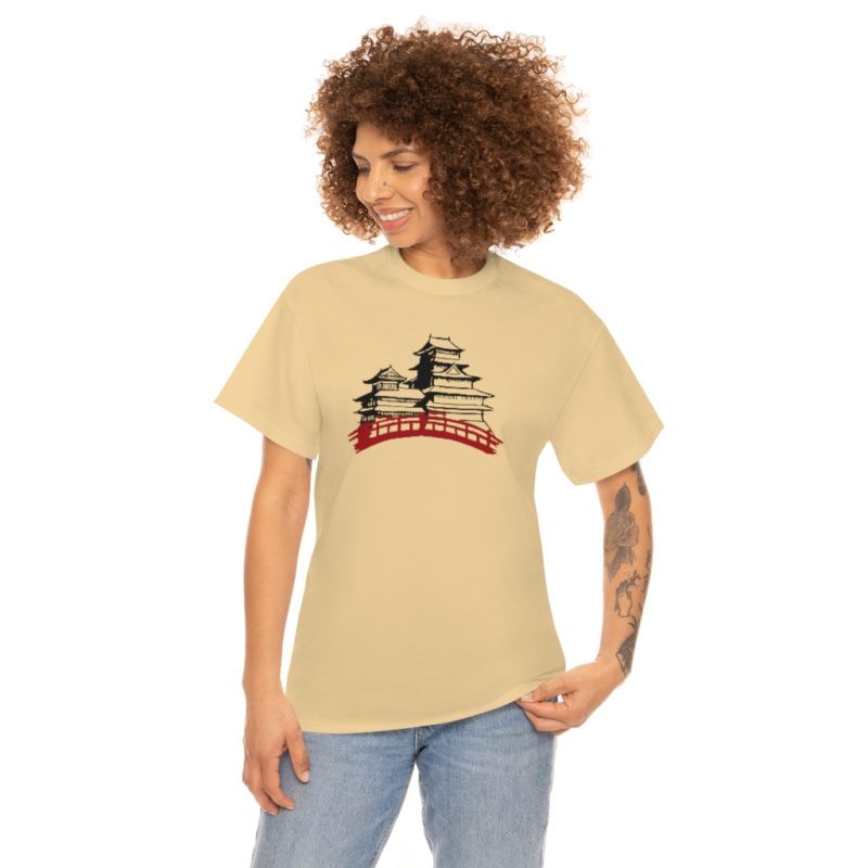 Samurai Village Unisex Heavy Cotton Tee - Image 17