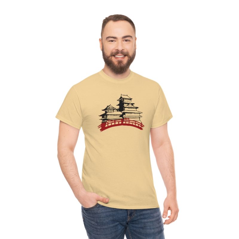 Samurai Village Unisex Heavy Cotton Tee - Image 19