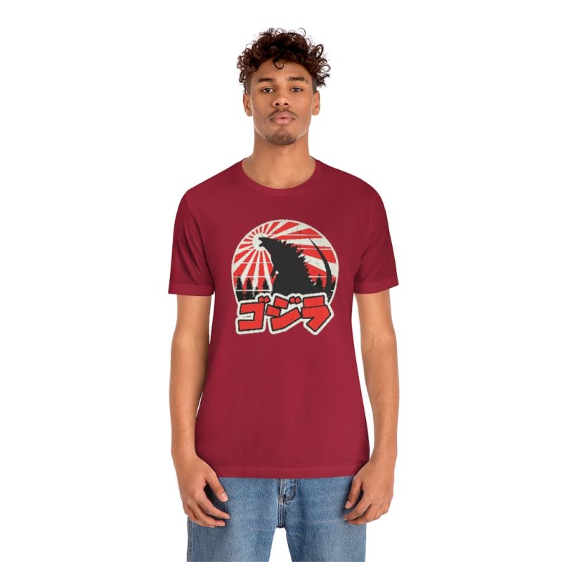 Retro Japanese Kaiju - Unisex Jersey Short Sleeve Tee - Image 18