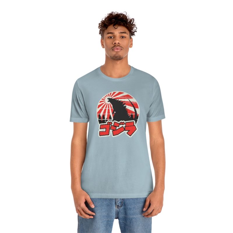 Retro Japanese Kaiju - Unisex Jersey Short Sleeve Tee - Image 15