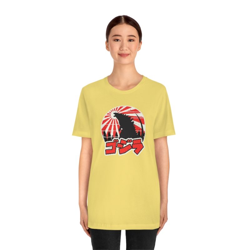 Retro Japanese Kaiju - Unisex Jersey Short Sleeve Tee - Image 11