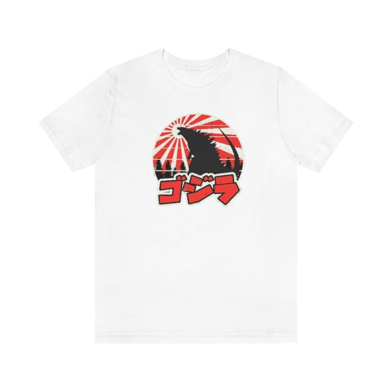Retro Japanese Kaiju - Unisex Jersey Short Sleeve Tee - Image 4